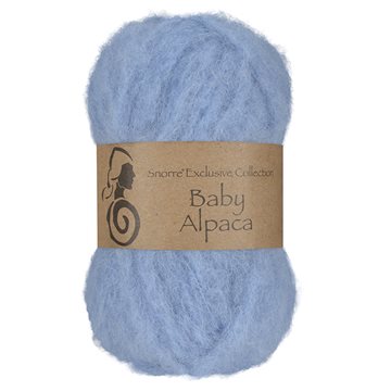 Viking snorre Baby alpaca 320 himmelblå